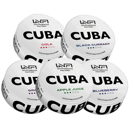 5 x Cuba White Mixpack