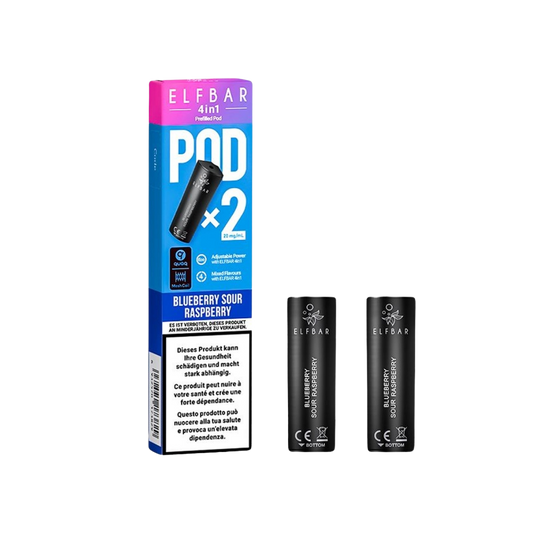 ElfBar 4in1 Pods | Blueberry Sour Raspberry