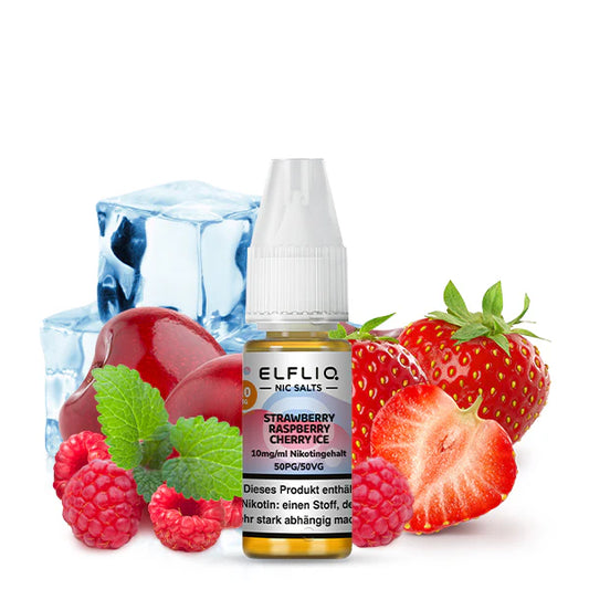 Elfiq Liquid | Strawberry Raspberry Cherry Ice